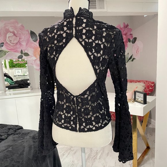 Free People Lace Top - Picture 3 of 4